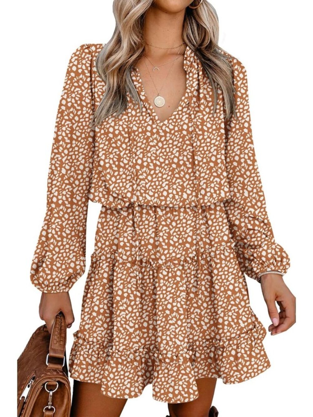 Chic Long Sleeve Fall Dress for Women - Perfect for Casual & Dressy Occasions
